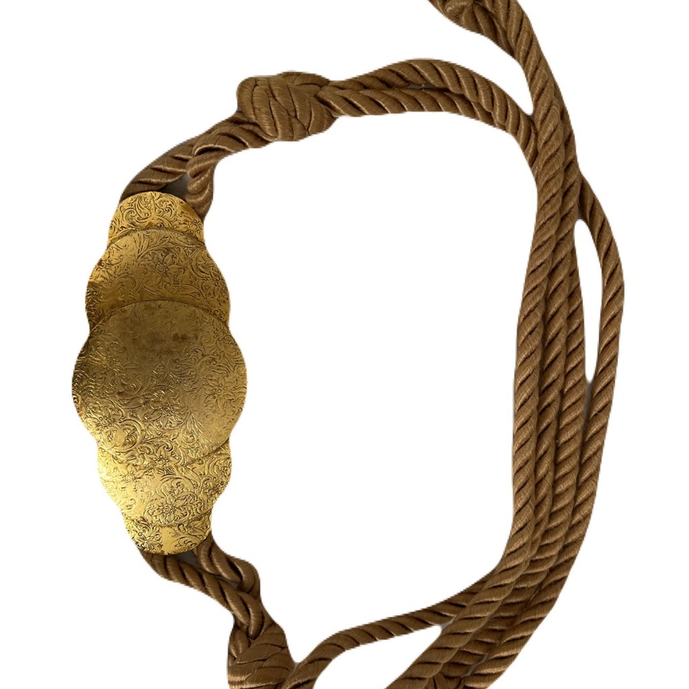 Rope and metal Vintage belt